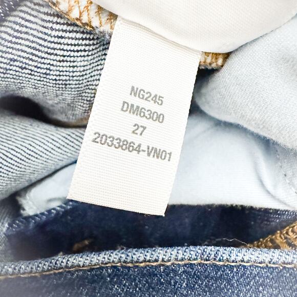 Madewell The Mid-Rise Perfect Vintage Jean Dark Wash Denim Size 27 - Picture 7 of 8